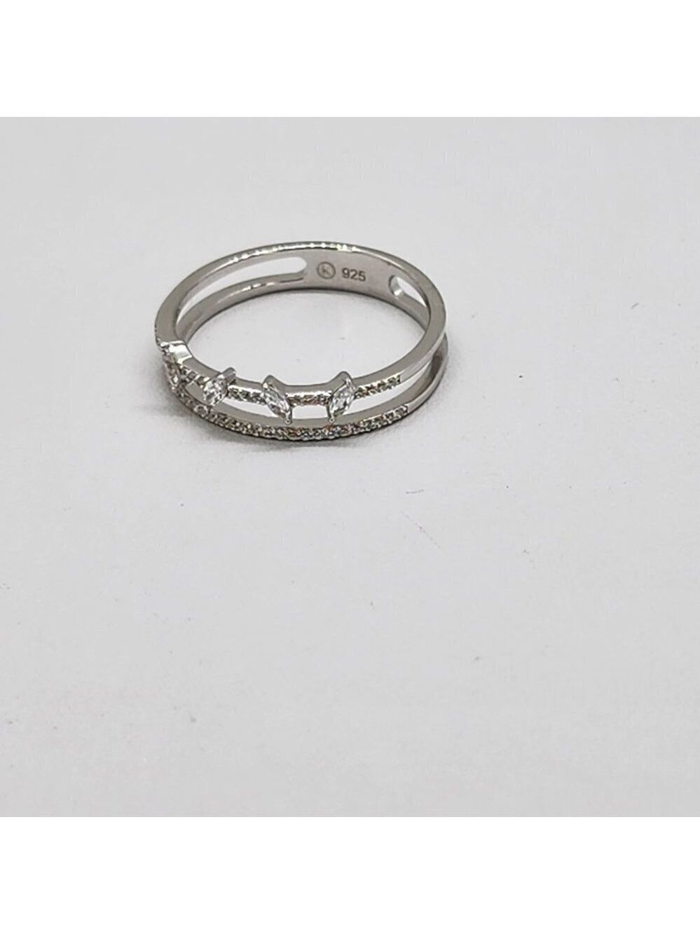 Brand New Sterling Silver 925 Gemstone Cz Ring - Picture 5 of 5